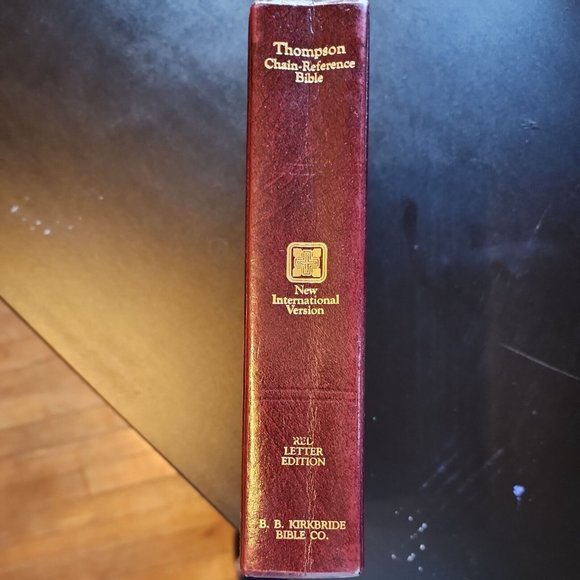 Thompson Chain Reference Bible NIV Red Letter Edition Kirkbride Hardcover 1990 - Picture 2 of 12